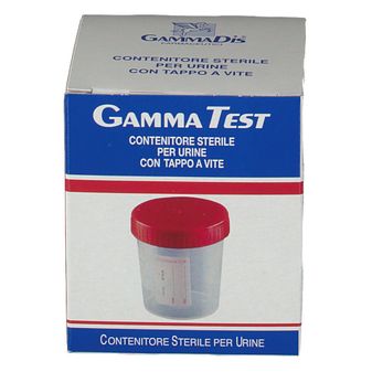 Gammatest Contenitore Sterile Per Analisi Delle Urine Tappo A Vite 120 ml
