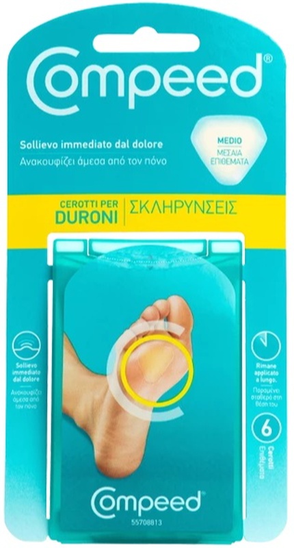 COMPEED CEROTTI DURONI MEDIO 6 PEZZI