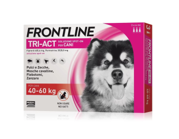 FRONTLINE TRI-ACT 3 PIPETTE 6ML CANI 40 - 60 KG
