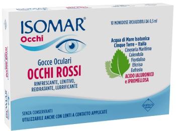 ISOMAR OCCHI ROSSI MONODOSE 15X0,5ML